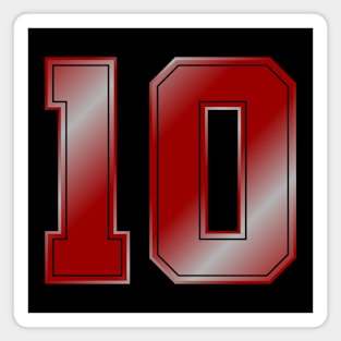 10 || Sport number Magnet